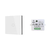 AENTIA Wireless Switch Kit - 86 Wall Panel RF Safety Switch and 10 Amp Relay Receiver, No Wiring Easy Install, for Lights up to 1500W 85V-250V 220V 240V