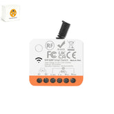 AENTIA WiFi Smart Relay Switch 1 Channel 8A With Current Meter, Electricity Counter and Timer Ideal for Lights and Heating in Smart Home Para Tuya (1pcs)