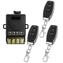 40A AENTIA 433Mhz Wireless Remote Control Switch AC 110V 120V 240V 220V Relay Receiver with 2 Transmitters for Light Water Pump Household Appliances Farm Irrigation and Electrical Equipment