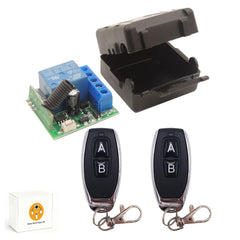 AENTIA Wireless Light Switch Remote Control Switch No Wiring Needed Stable Signal 30m Range for Home Renovation Old House Upgrade Hard to Reach Lights RF433 10A CE Certified (2T + 1R)