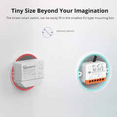 AENTIA WiFi Smart Relay Switch 1 Channel 8A With Current Meter, Electricity Counter and Timer Ideal for Lights and Heating in Smart Home Para Tuya (2pcs)