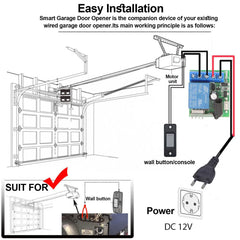 AENTIA Wireless Light Switch Remote Control Switch No Wiring Needed Stable Signal 30m Range for Home Renovation Old House Upgrade Hard to Reach Lights RF433 10A CE Certified (2T + 1R)